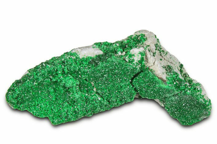 Sparkling Green Uvarovite Garnets - Russia #380018